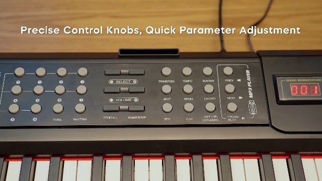 Amazon | STRICH 電子ピアノ 88鍵盤 ハンマーアクション 3本ペダル